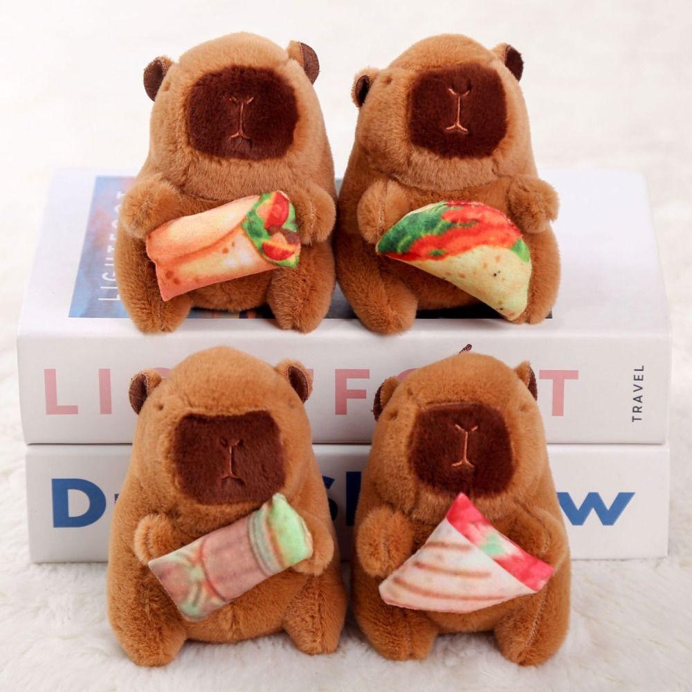 

Плюшева Плюшева Іграшка Брелок Капібара Прикраси для Підвішування на Сумку Новий Кулон для Рюкзака Подарунок 03