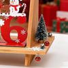 Christmas Wooden Ornament 2026 Santa Claus Snowman Desktop Decoration Christmas Sign For Home New Year Gifts Navidad