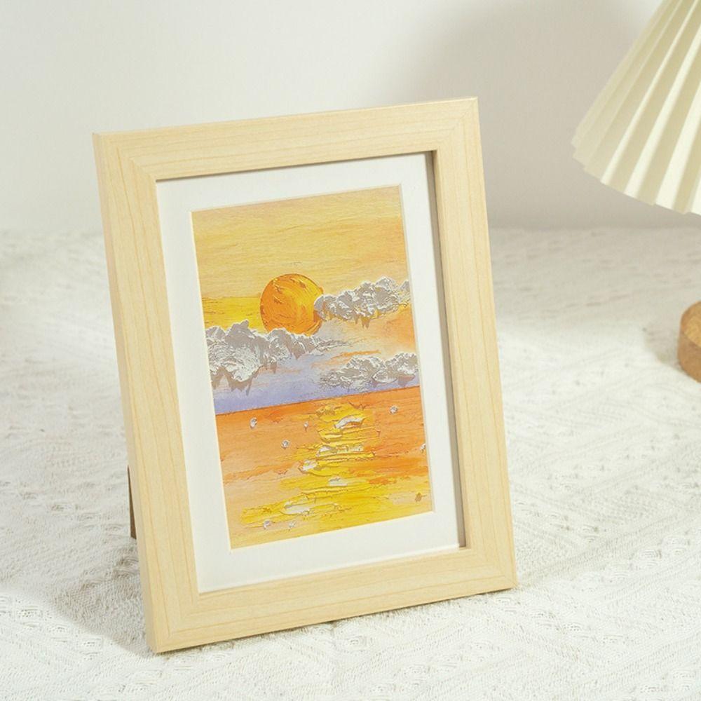 INS Bunte Fotorahmen Zeichnungen Mehrere Größen Bilderrahmen DIY Handwerk Ausstellungsständer Zuhause