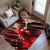 Goalkeeper Action Floor Rug Office Rug Design for Dining Room Hallway Balcony Living Rooms Anti-slip Rug Anime Office Decor