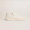 Women's Retro Star Dirty Sneakers 2022: Classic & Versatile Men's Board Shoes with Hidden Height Increase - White Cowhide.