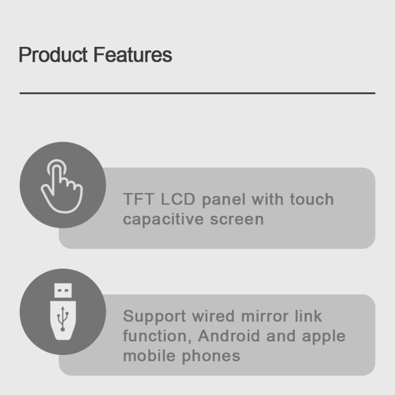 Εξωτερική οθόνη αφής MP5 Εμφάνιση προσκέφαλου αυτοκινήτου Universal πίσω σύστημα ψυχαγωγίας