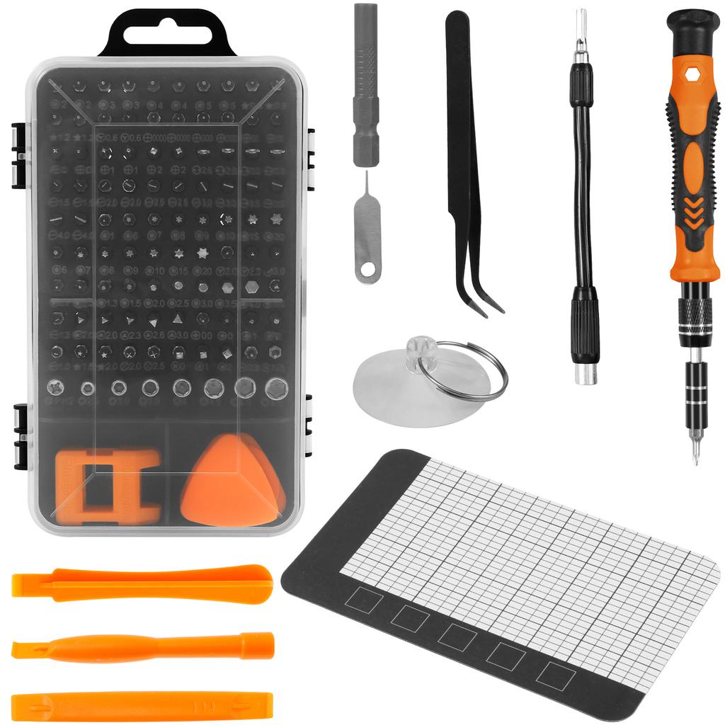 Precision Screwdriver Set Electronics Repair Screwdriver Multi-function Chrome Vanadium Steel Screwdriver Kit for Watch Computer