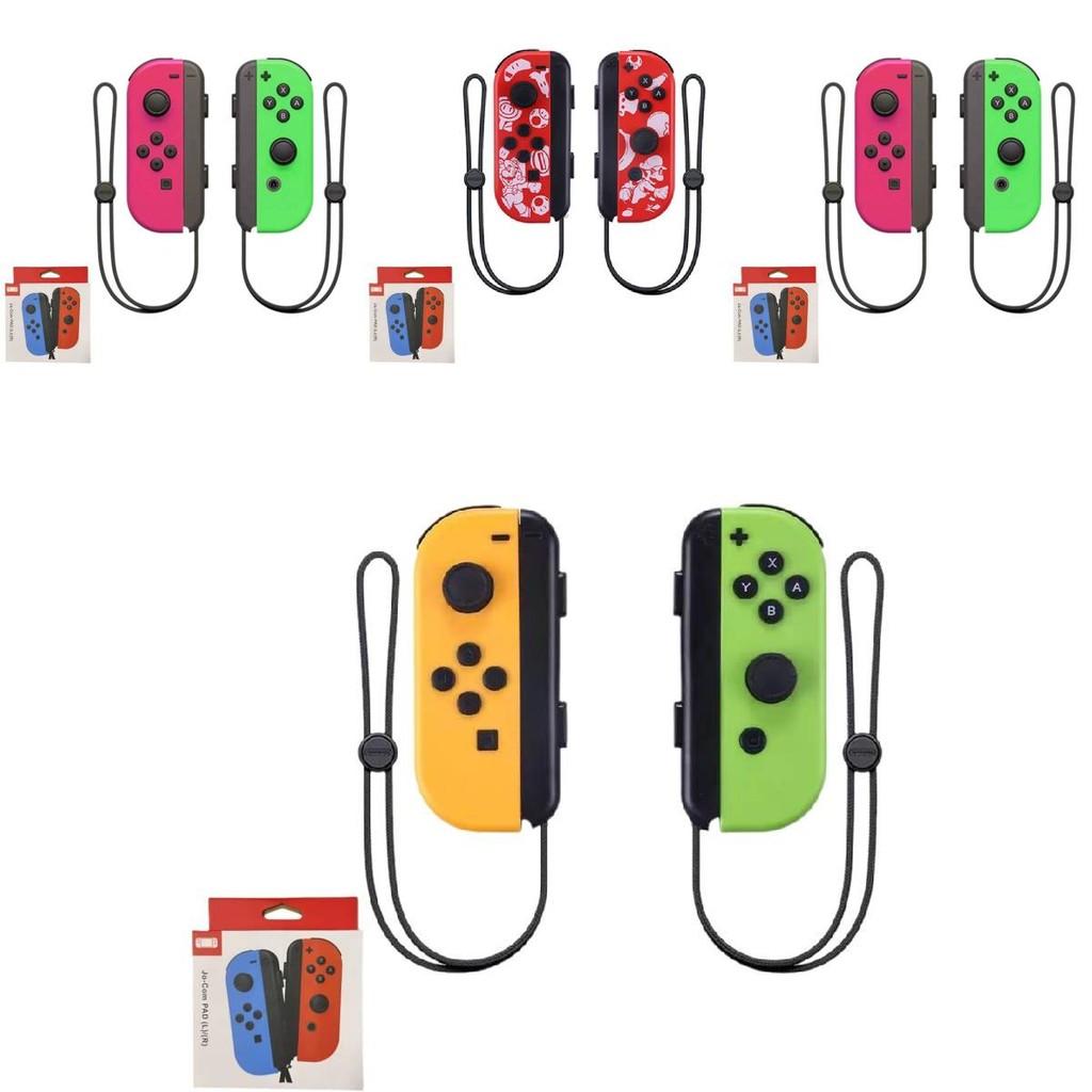 Vibrant Pink Green Joycon Controller For Switch With Type-c Compatibility