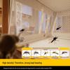 Cottonfaith Children's Bunk Bed Mosquito Net with Safety Rail