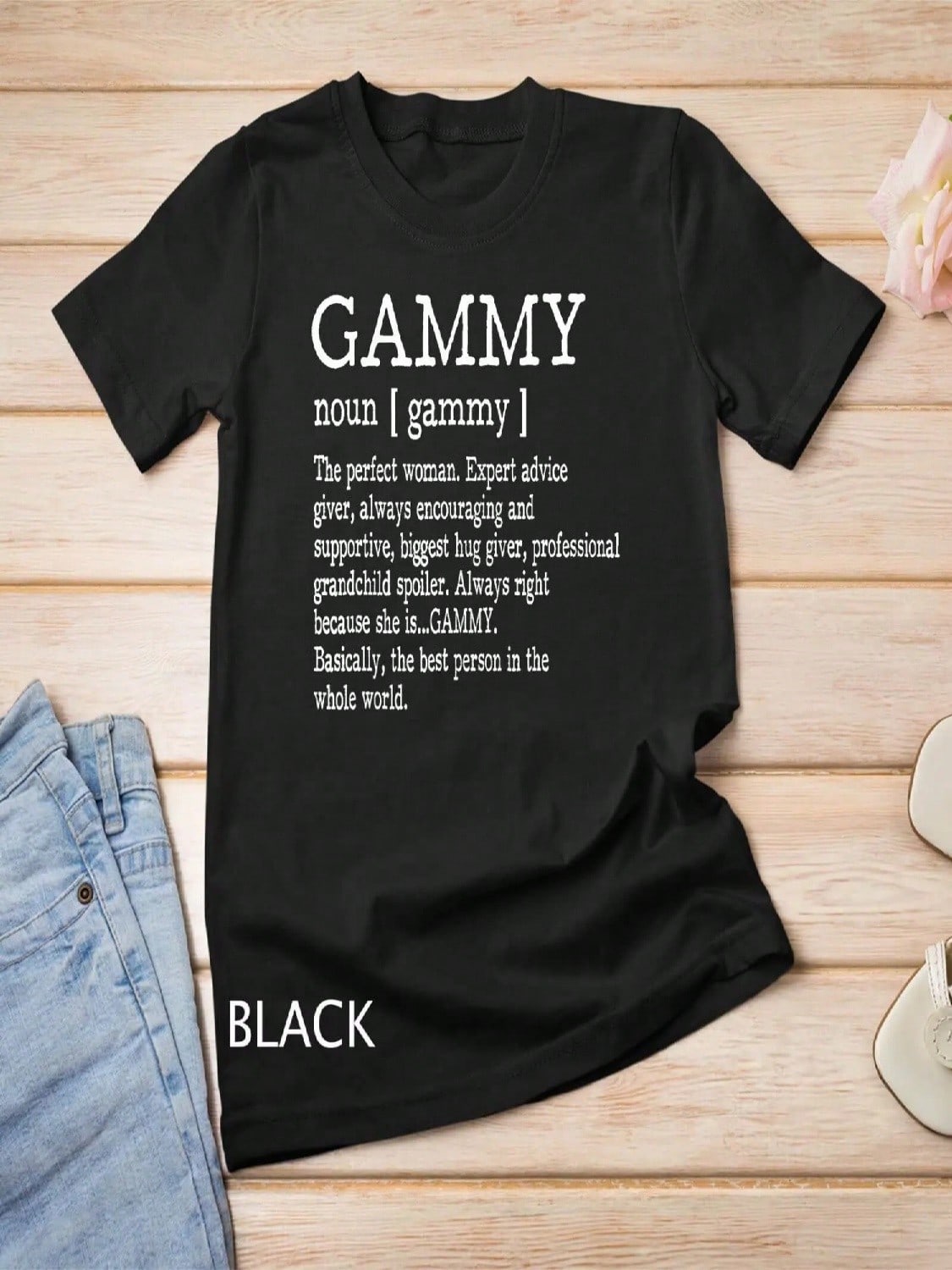 Gammy Definition Grandma Mother Day S Women T Shirt S разноцветный