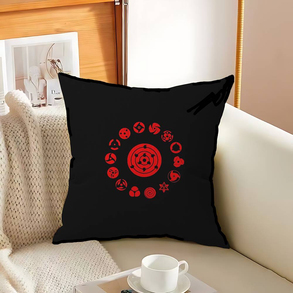 Anime N-Narutos-Japan Maple Design Cushion Cover Happy Autumn Harvest Decor Holiday Decorati Pillow Cover