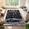 2pac Customize Your Name Carpet Suitable for Decorate Room Study Room Game Room Playrooms Antislip Carpet Decorate Offices