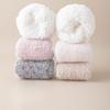 Floor Socks for Women, Home, Autumn and Winter, Thickened with Fleece, Warm Sleep Socks, Anti-slip Silicone Foot Warmer, Floor Socks