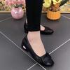 Scarpe basse a singolo pezzo primavera e autunno punta tonda suola morbida semplici scarpe per giovani madri scarpe Doudou super morbide