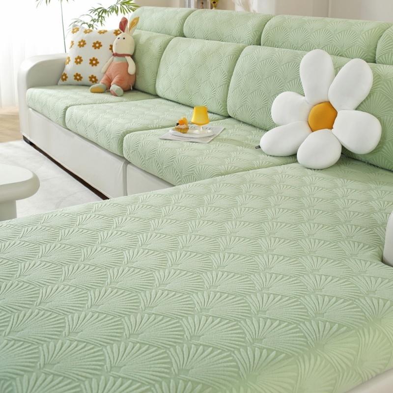 Schutzhülle Vollständig-Umfassend Rutschfest Familienzimmer Stretch-Bezug Sofagarnitur Matratzenschutz Sofamatte Bezüge Liegestuhl Frisch Pastoral Backrest-S 1pc