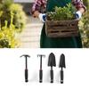 4Pcs Set Thickened Garden Shovel Rake Tool Set Home Gardening Accessories for Flower Planting