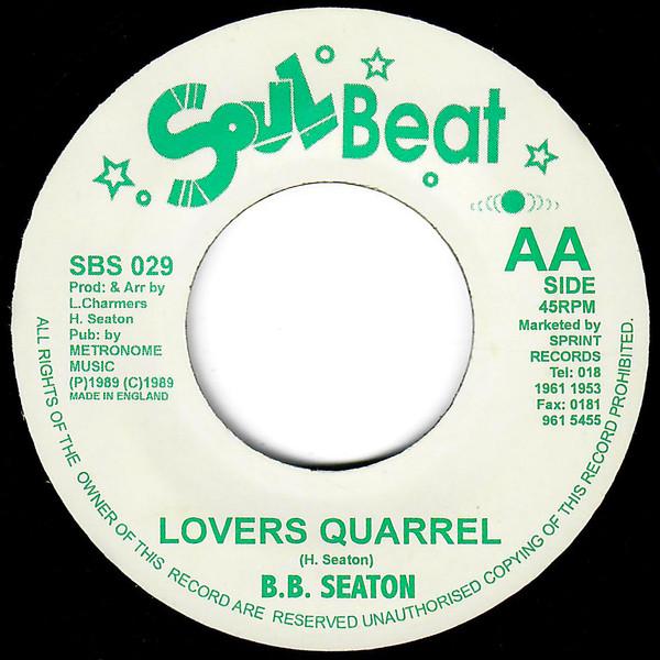 7inch Record B.B. SEATON Thin Line Between Love Hate Lov SBS029 Soul Beat UK Reggae Ska Dub Used