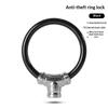Commuter-friendly Anti-theft Bicycle Lock with 2 Keys Suitable for Bicycles Scooters and Motorcycles