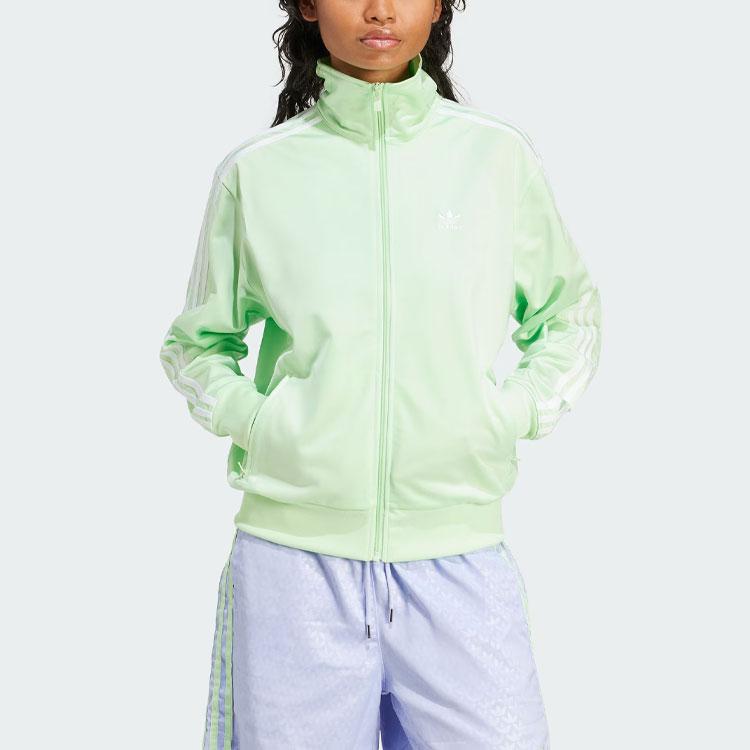 Adidas Womens Adicolor Classics Loose Firebird Track Top Semi Green Spark Women Streetwear IP0614
