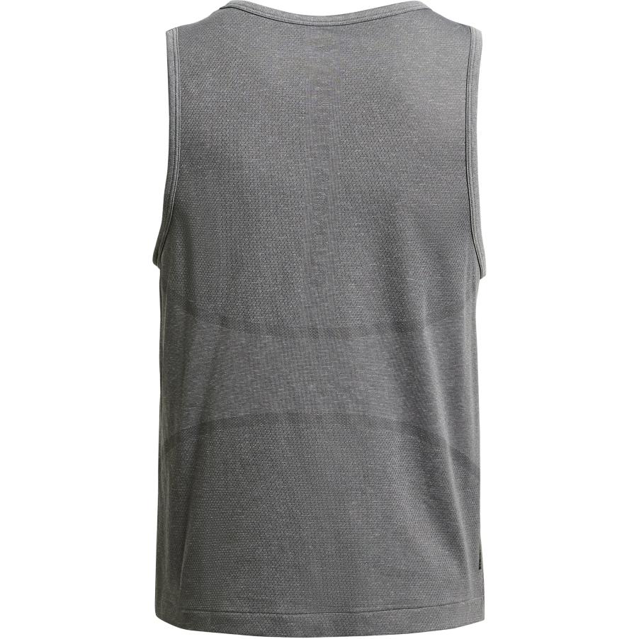 Under Armour Vanish Elite Solid Slim Fit Crew Neck Sleeveless Tank Top Men Tops Gray 1382800-025