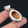 Halloween Sale Sacral Chakra Natural Sunstone Sterling Silver Pendant Jewelry