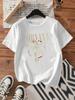 Y2K Angel T-Shirt Women Letters and Angels Graphic Tee Aesthetic 90s Vintage Streetwear Crewneck Summer Casual Top