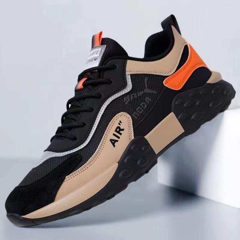 Men's Shoes Spring New Platform-soled Casual Shoes Ziqing Outdoor Trend Breathable Soft-soled Sports Shoes Men