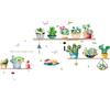 Cactus Potted Living Room Bedroom Tv Background Self-Adhesive Wall Stickers