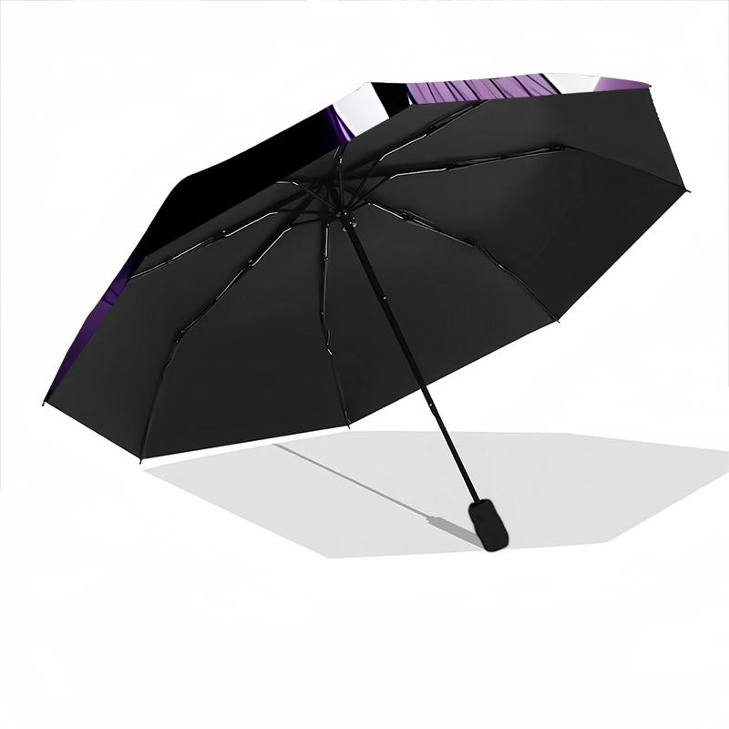 1pc Fairy Moonlight Automatic Open/Close Umbrella Compact Folding Umbrella, All-Season Portable Umbrella for Women/Men120