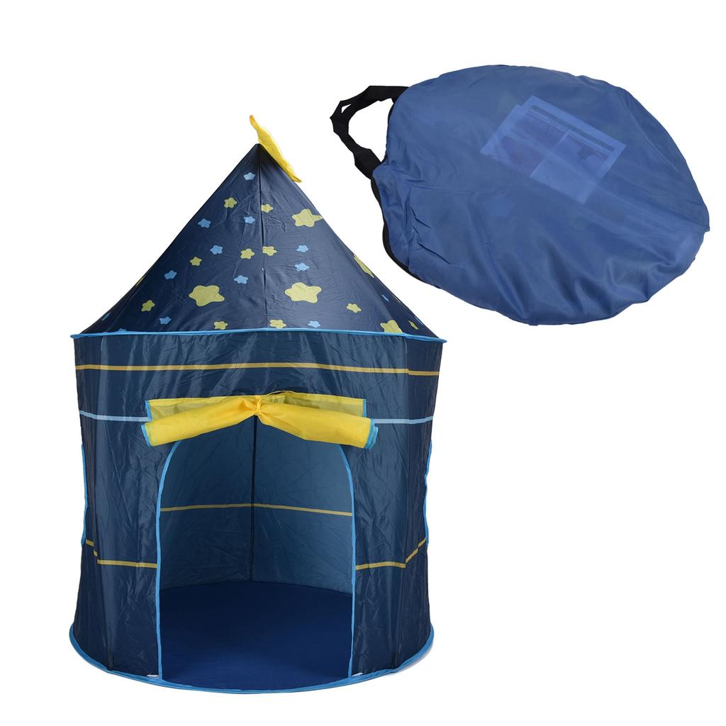 Children Play Tent Toy Princess Castle Indoor Game Playhouse Tent Toy Gifts for KidsBlue