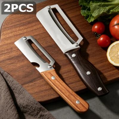 Stainless Steel Vegetable Peelers for Kitchen with Bottle Opener for Paring Fruits and Veggies Apple and Sugarcane Kitchen Tools