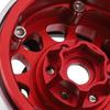 2Pcs RC Wheel Hub Aluminum Alloy High Wear Resistance CNC Machining 1.9in Remote Control Car Wheel HubRed