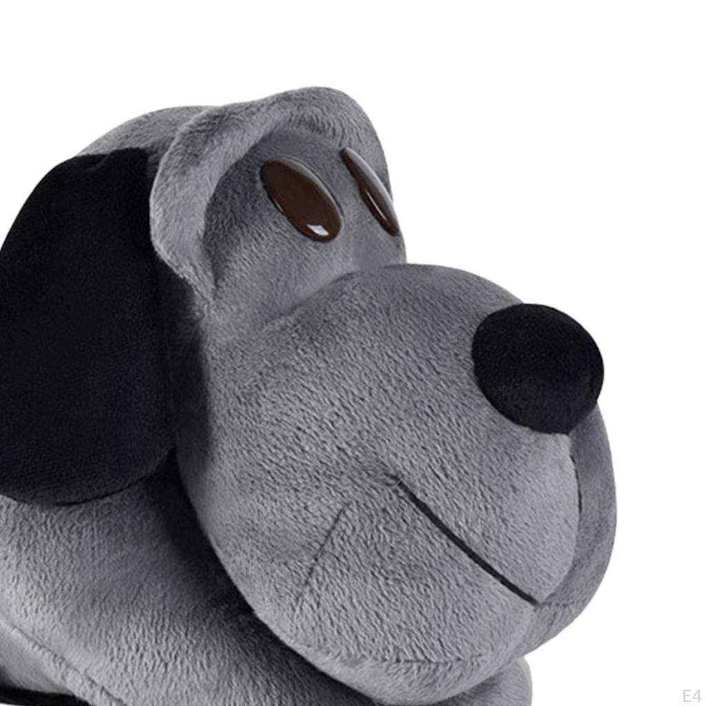 Desk Tissue Holder Box Dog Sculpture Toilet Paper for Car Office