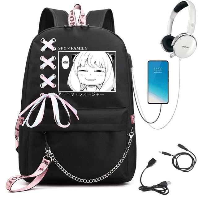 Spy Play House Anime Student School Bag Teen Girl Adult Backpack