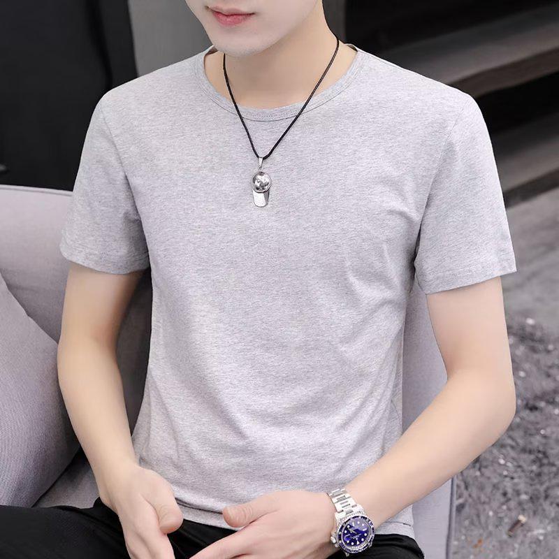 T-shirt da uomo a tinta unita, vestibilità slim, ad asciugatura rapida, in modal