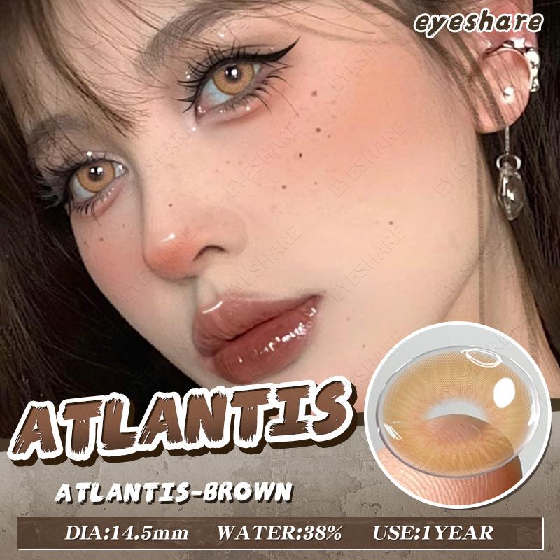 Kozmetik Renkli Kontakt Lensler 1 Çift Cosplay Kırmızı Renkli Lens Anime Mavi Kontakt Lensler Kore Lensleri Büyük Göz Lensi Mavi Lensler