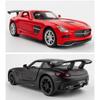 1/32 Scale Benz SLS AMG Super Sports Car Alloy Diecast Model Car Simulation Modle Car Collect Decorations Gift Box for Friend