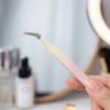 False Eyelash Tweezers for Eyelash Extension Stainless Steel Tweezers with Curved And Elastic Handle Makeup Eyelash Tool for Professional Makeup