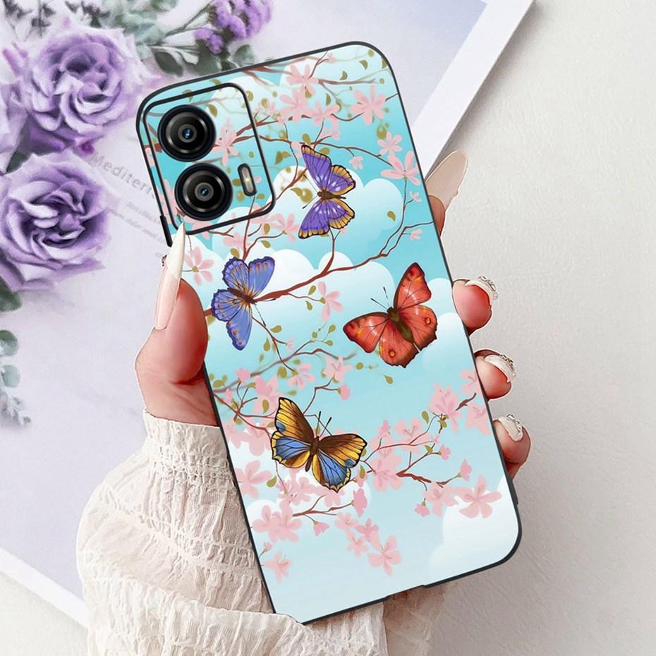 Cute Painting Phone Case For Motorola Moto G53 G73 Soft Silicone TPU Back Cover For MOTO G53 G73 5G Cases Bumpers