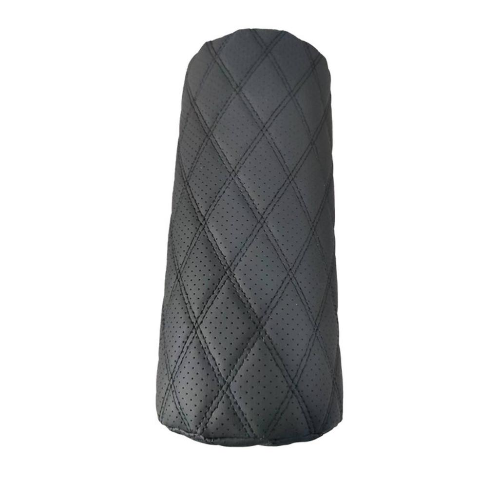 Perforated Leather Neck Pillow with Diamond Quilted Pattern High Density Car