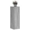VidaXL Supports pour plantes 2 pcs sonoma gris bois d'ingénierie, support de fleurs, support de pot de plante, support de 852947