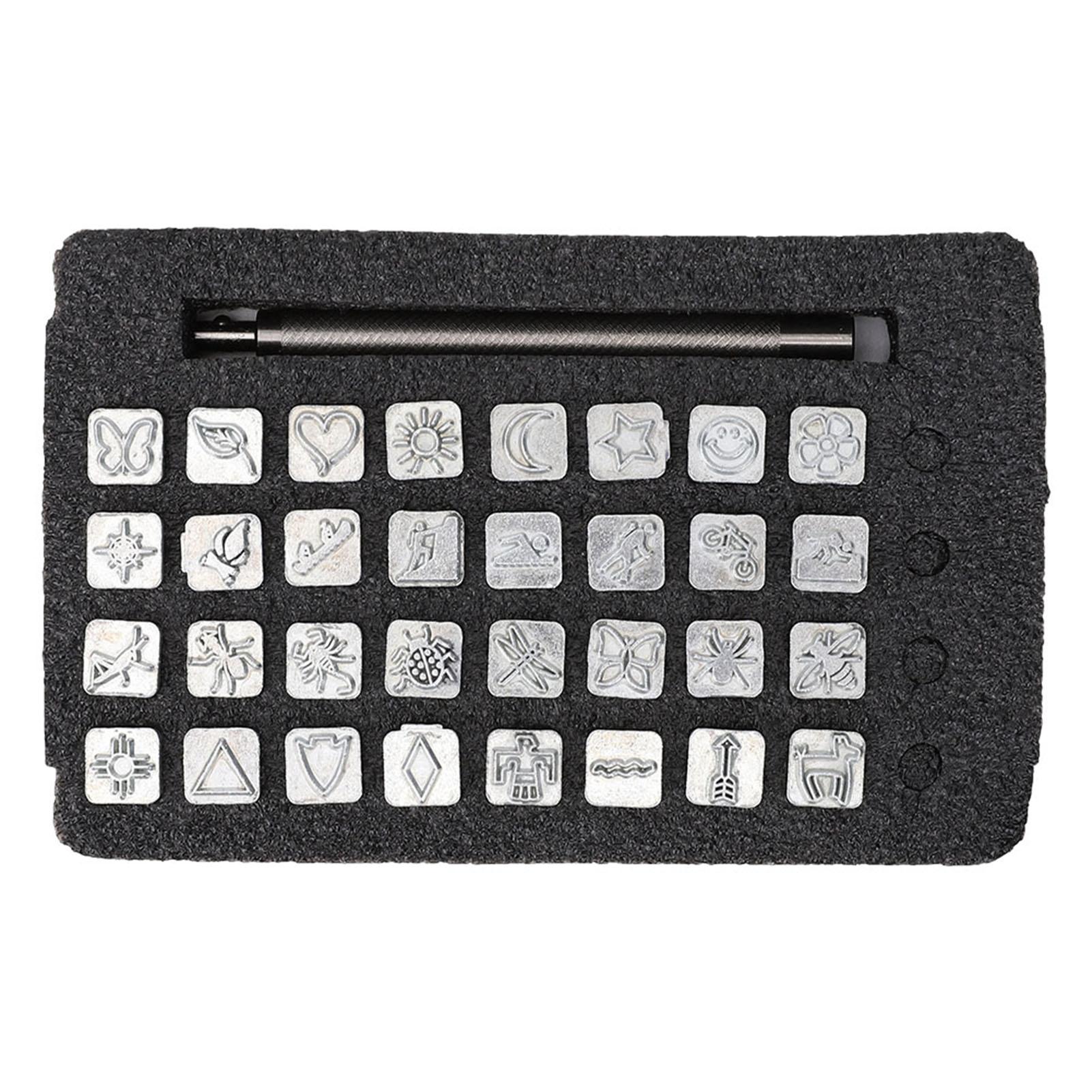 

32 шт. мультяшные животные, растения, кожа, штамп, набор, набор, сделай сам, кожа, ремесло, штамповка, набор инструментов, мультфильм