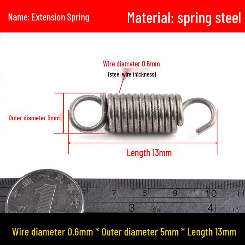 Stainless Steel Spring Hook for Microwave Oven Handle, Wire Diameter 0.6/0.7