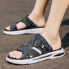 Fashion CYYTL Mens Slippers Summer Casual Outdoor Beach Shoes Sandals Walking Slides Comfort Luxury Designer Leather Fashion Lightweight