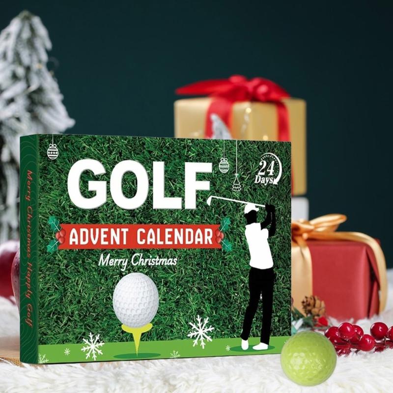 Effizienter Adventskalender im Golf-Design mit benutzerfreundlichem Kunststoffdesign für ganzjährige Feiertag-Countdowns und Dekorationen