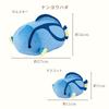 Livheart Bolster Marshmallow Aquamie Blauer Doktorfisch (Gesamtlänge: Ca.. 27 cm) Flauschiges Plüschtier 38306-68