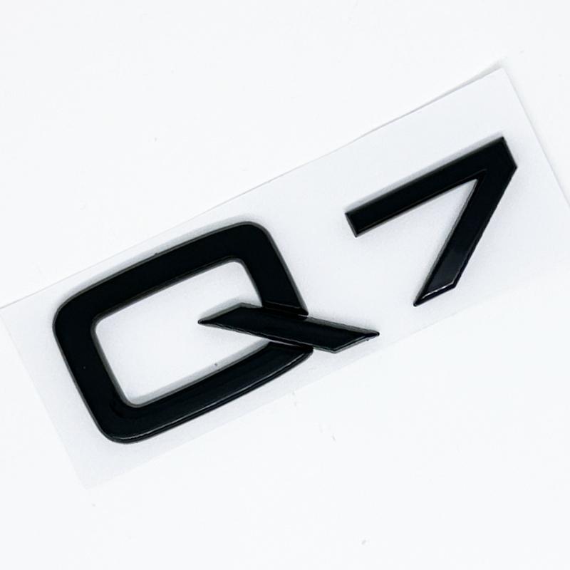 Argento nero Lettere Q2 Q3 Q4 Q5 Q6 Q7 Q8 30 35 40 45 50 55 TDI TFSI 2.0T Emblema Per Auto Audi Parafango Bagagliaio Logo Posteriore Adesivo