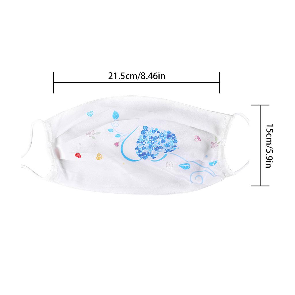 Silk Face Mask Soft Dual Layer Anti-dust Anti-mist Air Filter Mouth Mask