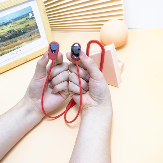 Ohrhörer Anti-Verlust-Band Nackenband Bluetooth-kompatibel Praktisches Silikon-Ohrstöpselband für Sony WF-1000XM3