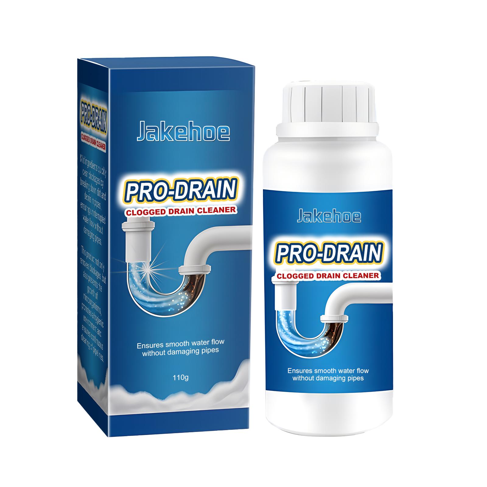 

Jakehoe Powerful Drain Cleaner 110g Kitchen, Toilet, and Sink Cleaner Fast Drain Cleaning and Deodorizing Tool Drain Clog Cleaner