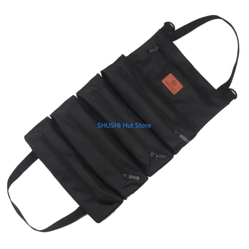 Portable Tool Bags Roll Up Tool Bags Multi-Purpose Tool Bag Tool Organiser D57B чёрный