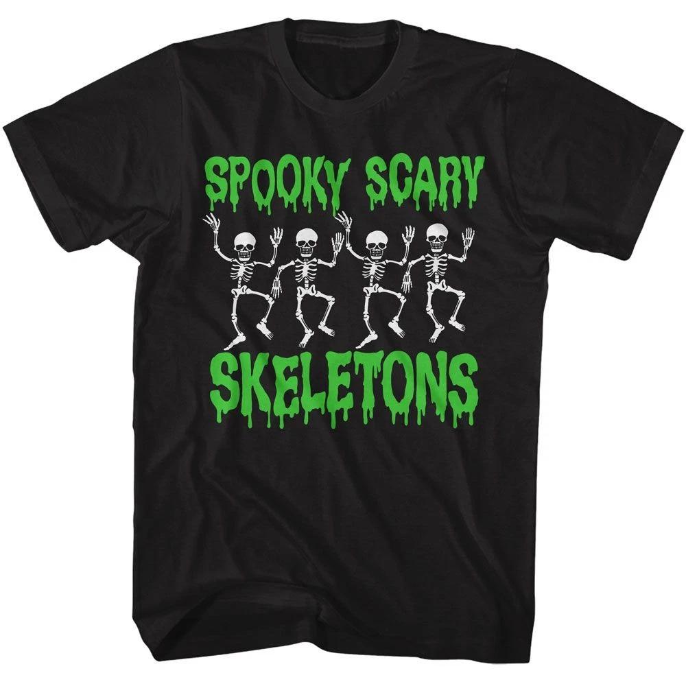 Spooky Scary Skeletons Spooky Scary Skeletons Black  Short Sleeve Children s T-shirt 150