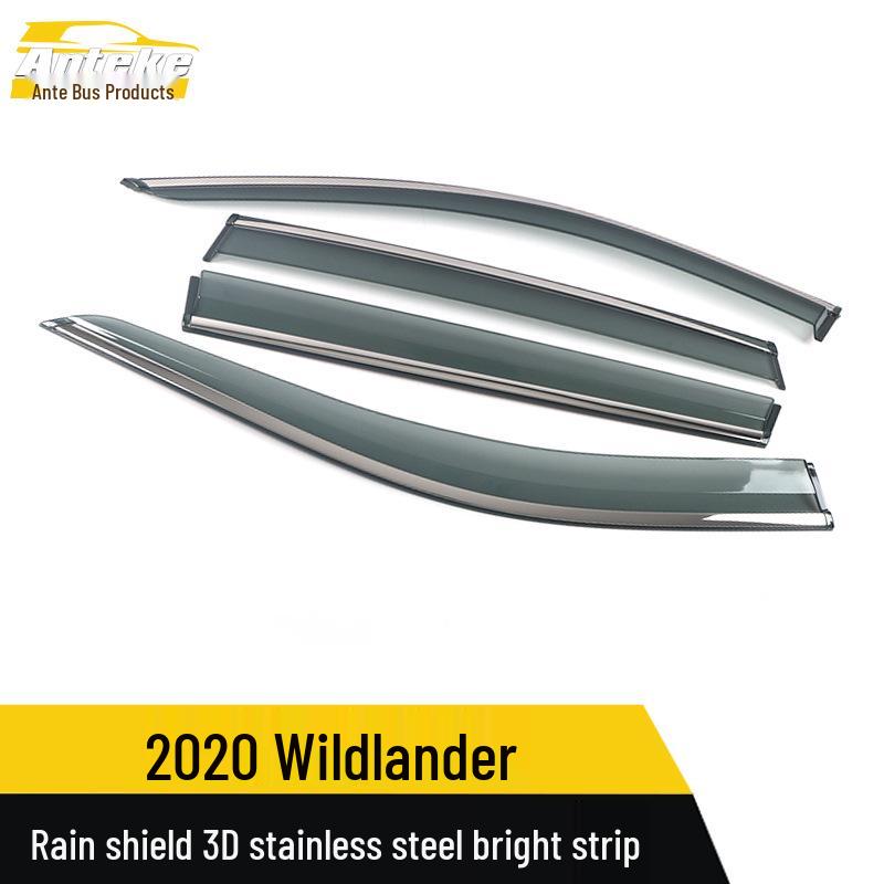 Wilanda 3D Stainless Steel Rain Deflector Trim for 20 Models