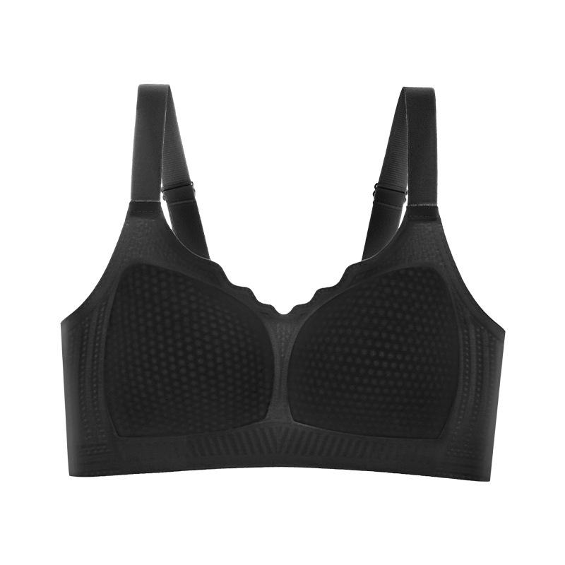 3D Honeycomb Women's Wireless Bra: Slimming, Breathable, Anti-Sagging, Seamless Design for Large Busts